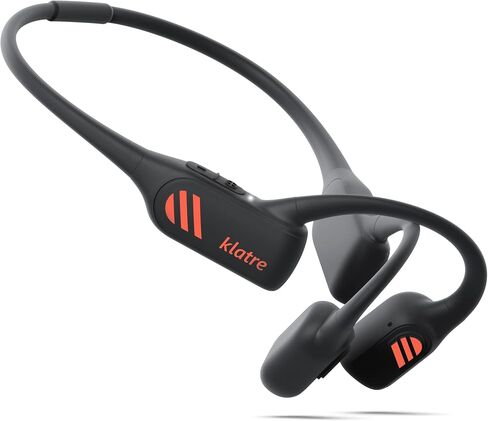 klatre LS1 Open Ear Bone Conduction Headphones Bluetooth 5.2 | Sweatproof and Water Resistant | Wireless Bone Conduction Sport Headset with Dual MIC in Saudi Arabia