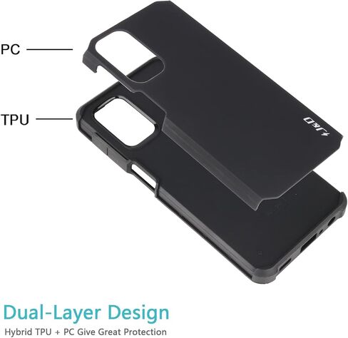 حافظة J&D متوافقة مع حافظة سامسونج جالاكسي A32 5G/جالاكسي M32 5G، حافظة متينة هجينة شديدة التحمل مع (عبوتين) غطاء واقي شاشة زجاجي لجراب جالاكسي A32 5G، وليس لهاتف جالاكسي A32 4G in Kuwait