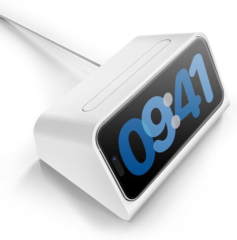 TOPGO for iPhone Standby Mode Dock, DN40 Charging Stand for Magsafe Wireless Charger Compatible with iPhone 16/15 Pro Max for Bedside Phone Holder Bedroom Nightstand Alarm Clock Docking Station in Saudi Arabia