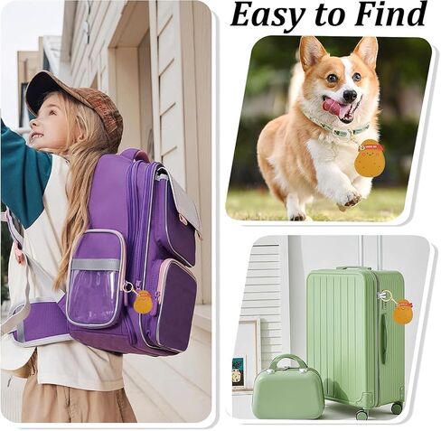 Compatible with Apple AirTag,Leather Keychain Holder Case, Cute Protective Air Tag Cover with Keychain Ring, Anti-Scratch Finder GPS Tracker Case for Wallet Keys (Avocado) in Saudi Arabia