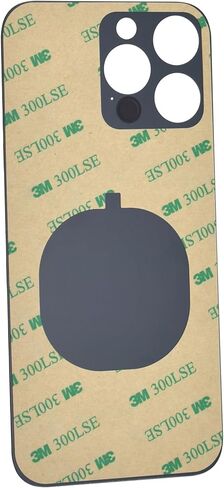 زجاج خلفي لهاتف iPhone 14 Pro Max A2894 A2651 A2893 مع لاصق مسبق القطع - 6.7 بوصة أبيض in Kuwait