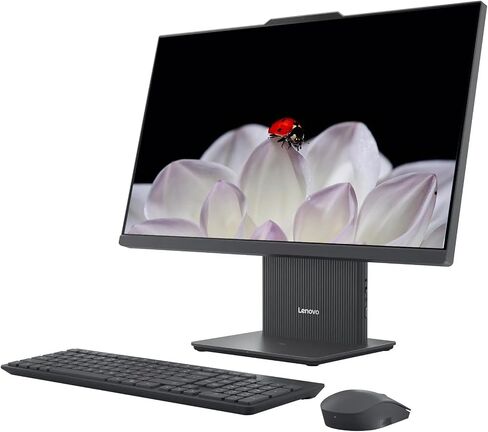 Lenovo AI-Powered IdeaCentre AIO Desktop| 24" FHD All-in-One Computer| 16GB DDR5 RAM| 1TB SSD & 128GB Portable SSD|Intel Processor U300| Webcam| Wi-Fi | RJ-45| Copilot Ready|Windows 11| RK Bundle in Saudi Arabia