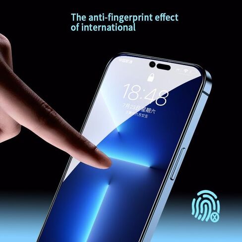 Generic 6 عبوات (3+3) واقي شاشة للخصوصية لهاتف IPHONE15 مع واقي عدسة [6.1 بوصة]، طبقة زجاجية مقواة مضادة للتجسس، صلابة 9H، HD، خالية من الفقاعات، صديقة للحافظة - أسود in Saudi Arabia