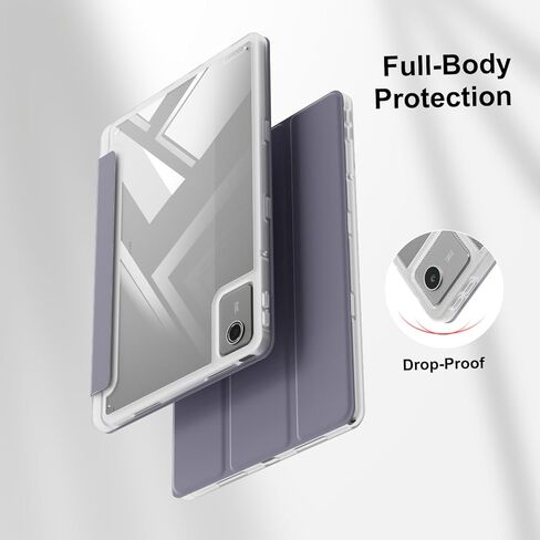 for Lenovo Tab M11 Case with Pen Holder 2024, Acrylic Clear Transparent Light Protective Shell for Lenovo M11 Tablet Case TB330FU,Dark Blue in Kuwait