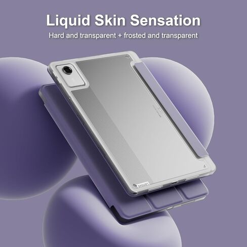 for Lenovo Tab M11 Case with Pen Holder 2024, Acrylic Clear Transparent Light Protective Shell for Lenovo M11 Tablet Case TB330FU,Dark Blue in Kuwait