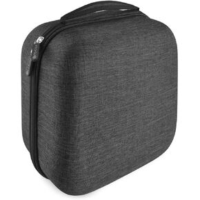 Geekria Shield Headphones Case for Large Sized Over-Ear Headphones, Replacement Hard Shell Travel Carrying Bag with Cable Storage, Compatible with Denon AHD9200, AHD7200, Sony Headsets (Dark Grey)