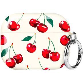Velvet Caviar Compatible with AirPods 3rd Generation Case with Keychain - Cute Protective Hard Cover - AirPod 3 Case - Cherry
