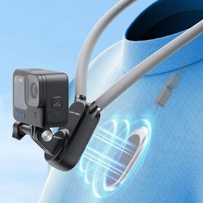 Neck Phone Holder for Recording - POV/Vlog Phone Holder, Hands Free Selfie Neck Phone Holder Mount Chest Video Filming for iPhone 16 15 14 13 Android Phones GoPro DJI, 𝐍𝐎 Magnetic Version