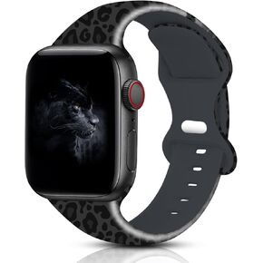 سوار رياضي متوافق مع أحزمة ساعة Apple مقاس 38 مم 40 مم 41 مم للسيدات والفتيات، أربطة أنيقة لطيفة، حزام بديل رياضي من السيليكون الناعم لسلسلة iWatch SE 8 7 6 5 4 3 2 1 in Kuwait