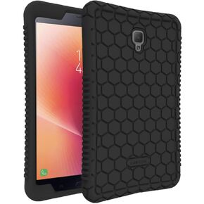 Fintie Silicone Case for Samsung Galaxy Tab A 8.0 2017 Model T380/T385, Light Weight Shock Proof Silicone Cover [Anti Slip] [Kids Friendly] for Galaxy Tab A 8.0 Inch SM-T380/T385 2017 Release, Black