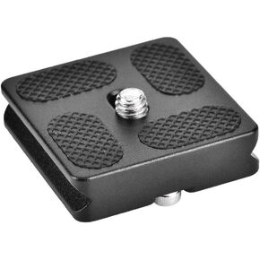 Quick Release Plate with 1/4inch Screw Mount 40/50/60/70/100mm Quick Release Clamp Mount Adapter for Monopod Tripod Ball Head SLR Camera(PU40)