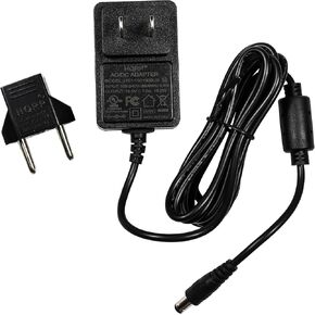 HQRP Charger Compatible with Century Solar ESA26 Truck PAC ES1224 Jump Starter Booster Pac 141-342-000 141-342-100 DC1501500 AC Adapter Power Supply Cord + Euro Plug Adapter