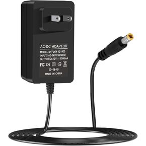 12V Power Adapter for Char-Griller Gravity Fed 980 and E6480 Akorn Auto-Kamado Charcoal Grill, Replacement Char-Griller Power Supply Cord Part# 801130(16FT)