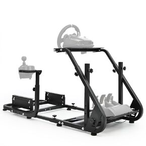 Marada Racing Simulator Cockpit with TV Bracket Mounting Holes Fit for Logitech/Fanatec/Thrustmaster G923 G27 G29 G920 T300, Adjustable Driving Simulator, No Steering Wheel Pedal TV Seat