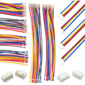 XH 2.54mm JST Male Housing with 22AWG Pre-Crimped Wire,JST XHP-6,2/3/4/5/6/7/8/9/10/12Pin Housing JST Adapter Cable Housing with Length of 10/20/50/80/100cm Wire (2 Sets XH2.54 6Pin -50cm) in Kuwait