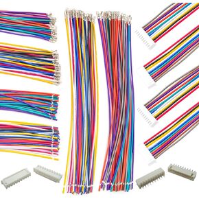 XH 2.54mm JST Male Housing with 22AWG Pre-Crimped Wire,JST XHP-6,2/3/4/5/6/7/8/9/10/12Pin Housing JST Adapter Cable Housing with Length of 10/20/50/80/100cm Wire (2 Sets XH2.54 6Pin -50cm)
