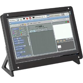 Gugxiom Case Holder for Pi, 7 Inch Capacitive IPS Display HDMI Module 1024x600 with Backlit (Plastic Bracket Shell)
