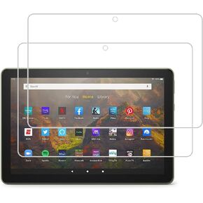 Design for Amazon Kindle Fire HD 10 2023/2021/Fire HD 10 Kids Pro/Fire HD 10 Plus Tempered Glass Screen Protector, Anti Scratch,Bubble Free,High Definition（2 Pack）
