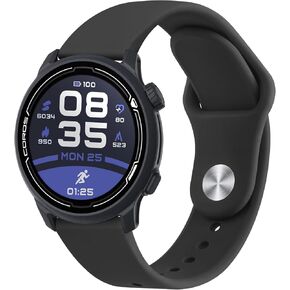 Meliya Bands for Coros Pace 2/ Apex 42mm/ Apex 2 Watch Bands, Soft Silicone Sport Strap Replacement Band for Coros Pace 2 Smart Watch