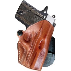 MASC Premium Leather OWB Paddle Holster with Open Top Fits Sig P238 Without Laser, (Please Choose Your Hand Draw) Brown Color