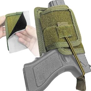 Concealed Carry Holster with Adhesive- Backed Hook for Men and Women, Universal CCW Pistol Holster with Retention Strap for Chest Bag, Backpack, Vest, Safe, Vehicle etc
