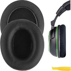 Geekria QuickFit Replacement Ear Pads for Turtle Beach Ear Force Stealth 520 500X Call of Duty Black Ops II Kilo Tango Ghosts Gaming Headphones Earpads, Headset Ear Cushion (Black)
