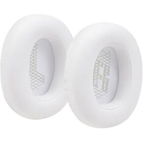 Replacement Ear Pads for JBL Live 650BTNC/660 BTNC Headset,Replacement Ear Cushions Foam Ear Cups Covers for JBL Live 650BTNC/660 BTNC Headphone (White)