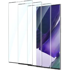 3 Pack for Samsung Galaxy Note 20 Ultra Screen Protector Tempered Glass, 3D Protection Film 9H Hardness, Scratch Resistant, Case Friendly