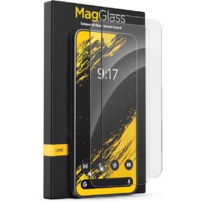 Magglass Designed for Samsung Galaxy A25 5G Screen Protector, UHD Full Coverage Tempered Glass (2 Pack)