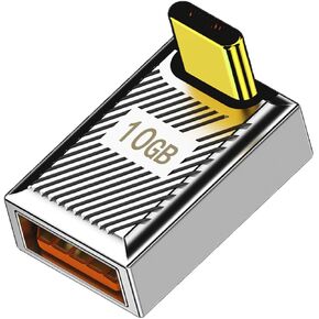 WLGQ USB3.1 Type C Female to A Female 120w Charging Adapter 10Gbps Aluminum Alloy Shell