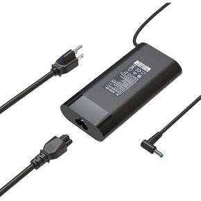 HotTopStar 135W Laptop Charger Compatible for HP Spectre x360, HP Omen 15 17, HP Pavilion Gaming 15 17 15 ec0013dx 15-ec0751ms, L15534-001 TPN-DA11 TPN-CA13, 19.5V 6.9A AC Adapter, Blue Tip:4.5x3.0mm