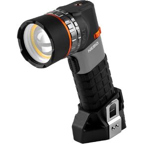 NEBO Luxtreme Rechargeable Spotlight with Durable Anodized Aircraft-Grade Aluminum, USB Charging Cable and Batteries Included, Available in 1 Mile Beam, 3/4 Mile Beam, 1/2 Mile Beam, 1/4 Mile Beam