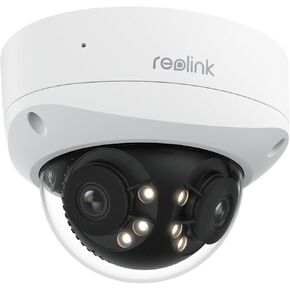 REOLINK Duo 3V PoE, 16MP UHD Dual-Lens PoE Security Camera with 180° Panoramic, Motion Track, Color Night Vision, Smart Detection, 2 Way Talk, IK10 Vandal-Proof, IP67 Weatherproof, No PT Supported