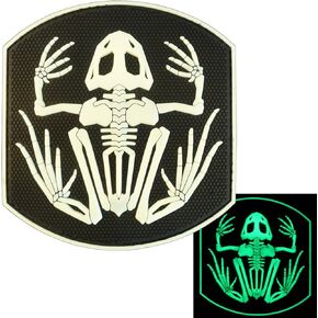ACU البحرية الأمريكية الأختام العظام الضفدع الجمجمة DEVGRU Frogman معنويات PVC اللمس السحابة التصحيح