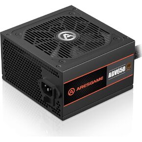 Power Supply 650W, 80 Plus Bronze Certified, Non Modular PSU (AGV650)