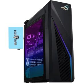 ASUS ROG Strix Gaming Desktop PC (Intel i7-14700KF, RTX 4070 Super 12GB, 32GB DDR5 RAM, 2x1TB PCIe SSD (2TB), RJ-45, 850w PSU, WiFi 6E, BT 5.3, USB KB & Mouse, Win 11 Pro) w/Dockztorm USB Hub