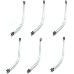 EZ FIT Clear Voice Tube Replacement for Encore,Tristar and SupraPlus,Intended for Plantronics Headsets Replacement Accessory Spare Parts VOICETUBES Clear