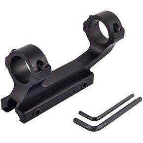 Gotical 1" Cantilever Dual Ring Scope Rings 20mm Picatinny 1 Inch Rail Scope Mount for Rifle Scope (Black - 1" Cantilever Dual Ring) Durable