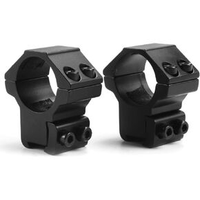 MIZUGIWA 1 Inch Scope Mount Rings Medium Profile for 11mm Dovetail Rails 2-Piece