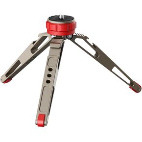GVM Light Tripod, Adjustable Desktop Video Light Stand for Vloggers, Streamers & Photographers – Compact, Sturdy, Non-Slip Base, Compatible with Cameras & Lighting Equipment with 1/4" Screw