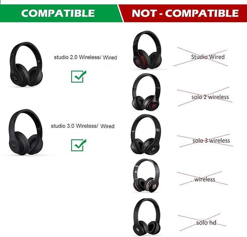 Studio 2 Headband Replacement Studio 2 Replacement Headband for Studio 2.0 3 Wired/Wireless Over Ear Headphone(Matte Black) in Saudi Arabia