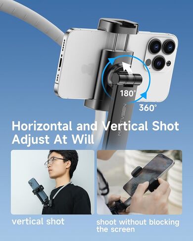 Neck Phone Holder for Recording - POV/Vlog Phone Holder, Hands Free Selfie Neck Phone Holder Mount Chest Video Filming for iPhone 16 15 14 13 Android Phones GoPro DJI, 𝐍𝐎 Magnetic Version in Kuwait