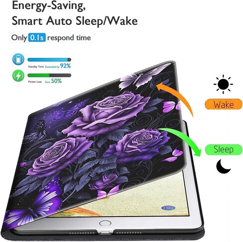 for iPad Air 11 inch Case 2024 (M2) Lightweight Adjustable Stand Smart Protective Cover with Auto Wake/Sleep Tablet Case for iPad Air 11 inch 6th Generation 2024 Release - Horse in Saudi Arabia