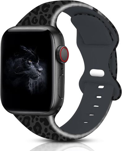 سوار رياضي متوافق مع أحزمة ساعة Apple مقاس 38 مم 40 مم 41 مم للسيدات والفتيات، أربطة أنيقة لطيفة، حزام بديل رياضي من السيليكون الناعم لسلسلة iWatch SE 8 7 6 5 4 3 2 1 in Kuwait