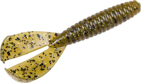 Strike King Rage Menace Grub Fishing Lure, Soft Plastic Double Tail Grub, Crazy Tail Action, 3 1/2-Inches in Saudi Arabia