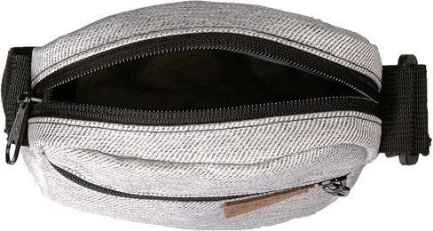 JanSport Weekender FX Mini Bag - Crossbody Pack | Black Mix Wavy Twill in Saudi Arabia