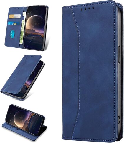 Wallet Case for Google Pixel 7a with Card Holder, PU Leather Cover Kickstand Magnetic Shockproof TPU Bumper Flip Folio Case for Google 7a (Brown) in Saudi Arabia