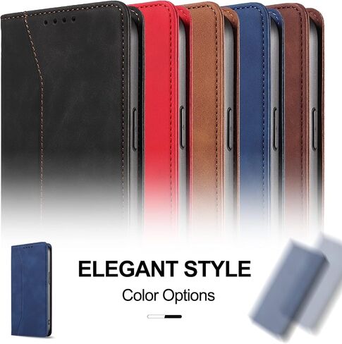 Wallet Case for Google Pixel 7a with Card Holder, PU Leather Cover Kickstand Magnetic Shockproof TPU Bumper Flip Folio Case for Google 7a (Brown) in Saudi Arabia