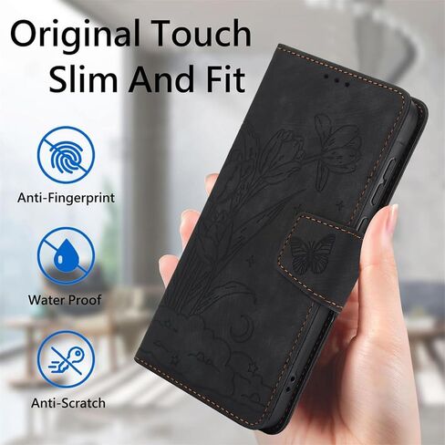 حافظة هاتف Asuwish لهاتف Samsung Galaxy S23 Plus S23+ 5G غطاء محفظة مع واقي شاشة من الزجاج المقسى وحزام قلاب وحامل بطاقة الائتمان خلية S23plus 23S + S 23 23+ SM-S916U 6.6 بوصة للنساء ذهبي وردي in Saudi Arabia