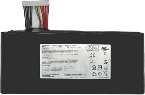بطارية الكمبيوتر المحمول BTY-L77 مناسبة لـ MSI GT72 2QD 2QE 2PE 6QE GT72S 6QF 6QD GT72VR 6RD GT80 2QE 2QD 2QC GT80S 6QE Dominator WT72 6QK 2OL MS-1781 MS-1783 2PE-022CN 2QD-1019XCN 11.1 فولت 83.25 وات في الساعة in Saudi Arabia